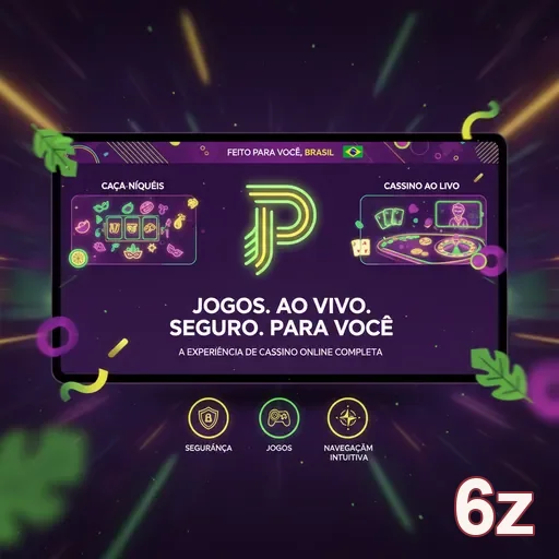 Ilustração de Explore Slots e Serviços VIP na 6z com Total Segurança