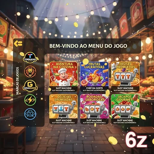 Ilustração de Explore Slots e Serviços VIP na 6z com Total Segurança